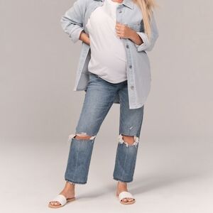 Abercrombie Maternity Ankle Straight Jean